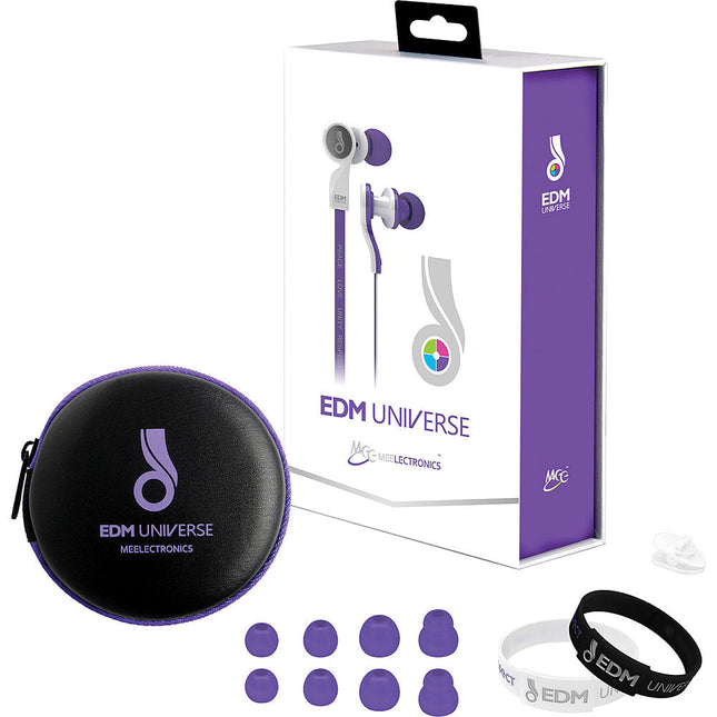 Universe In-Ear Headphones w/ Mic & Remote, Purple