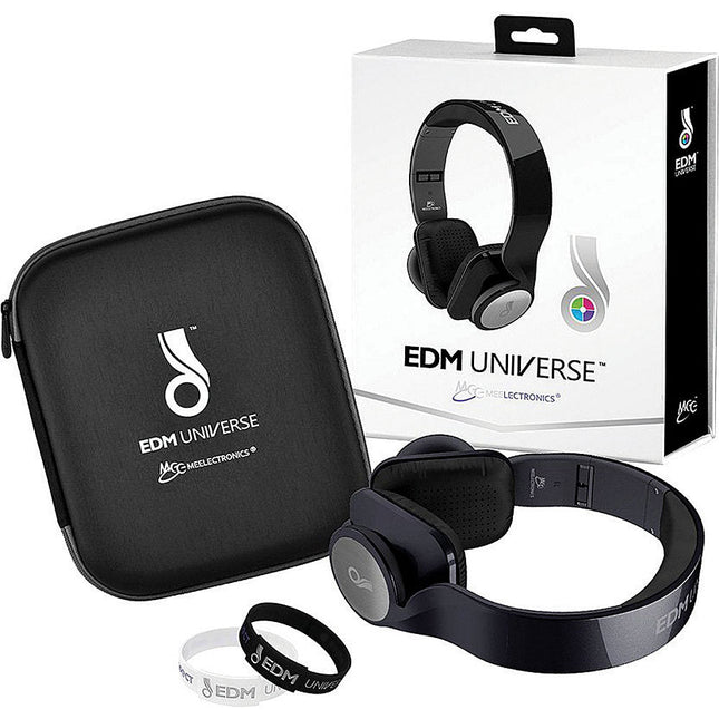 EDM Universe Headphones, Metallic Black