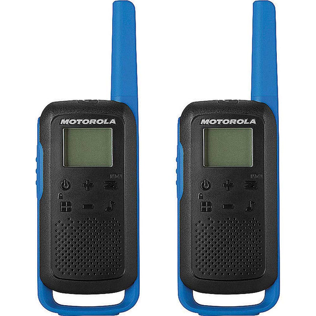 Two-Way Radio Black W/Blue Two-Pack