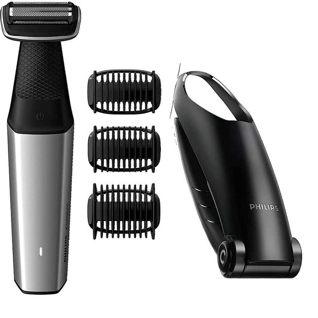 Bodygroom Series 5000 Men's Rechargeable Trimmer with Back Attachment