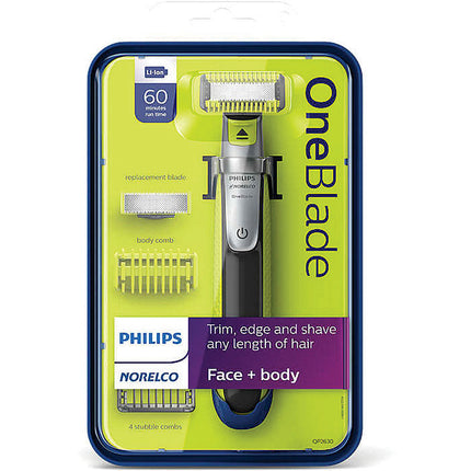 OneBlade Face + Body hybrid electric trimmer and shaver