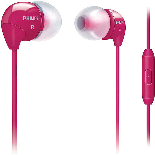 In-Ear Headset with Mic Pink