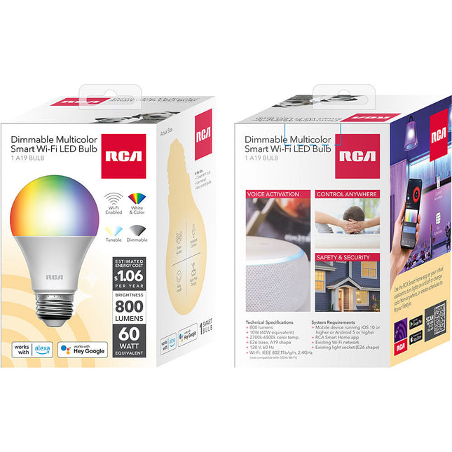 SMART WI-FI A19 LED BULB