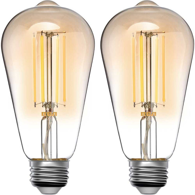 SMART WI-FI 2x ST21 AMBER BULB