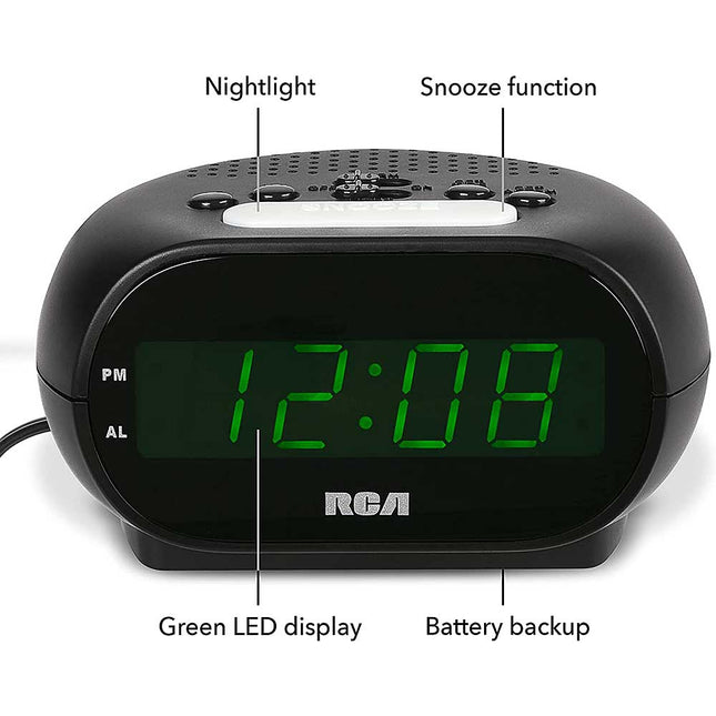 Digital Alarm Clock with Night Light