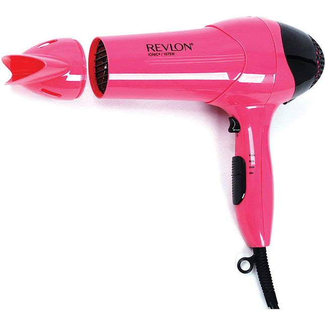 1875W Frizz Control Hair Dryer, Pearlized Pink with Black Spray