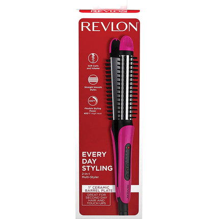 2-in-1 Multi-Styler Flat Iron and Curling Wand
