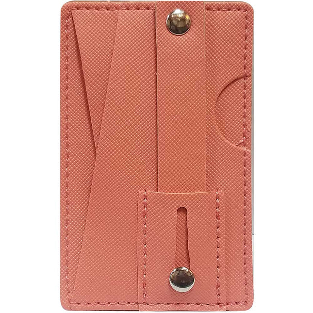 Card Wallet w/ Finger Holder, Pink