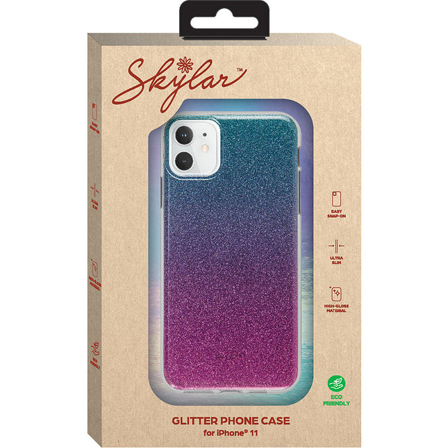 GLITTER PHONE CASE for iPhone® 11, Blue/Violet