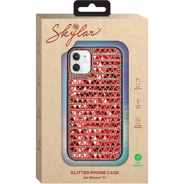 GLITTER PHONE CASE for iPhone® 11, Red