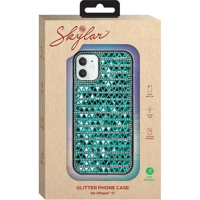 GLITTER PHONE CASE for iPhone® 11, Teal