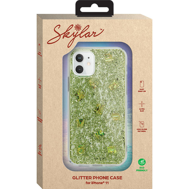 GLITTER PHONE CASE for iPhone® 11, Green