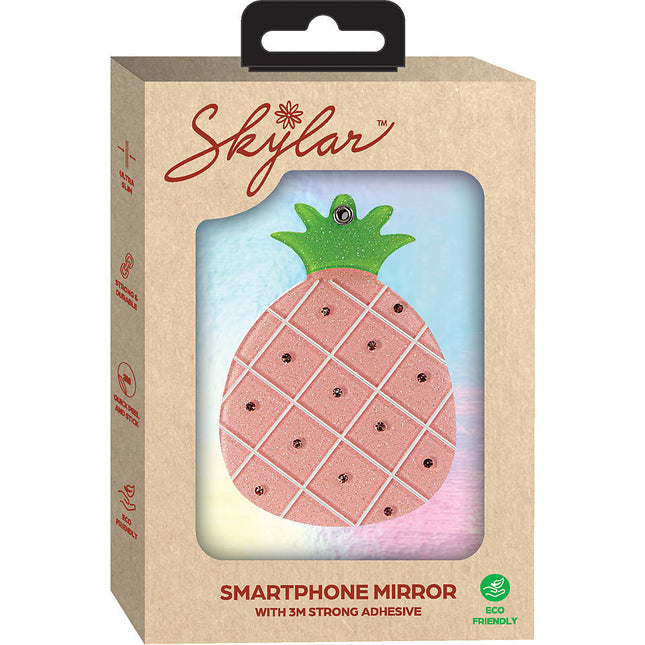 Smartphone Mirror w/ 3M Strong Adhesive, Ananas