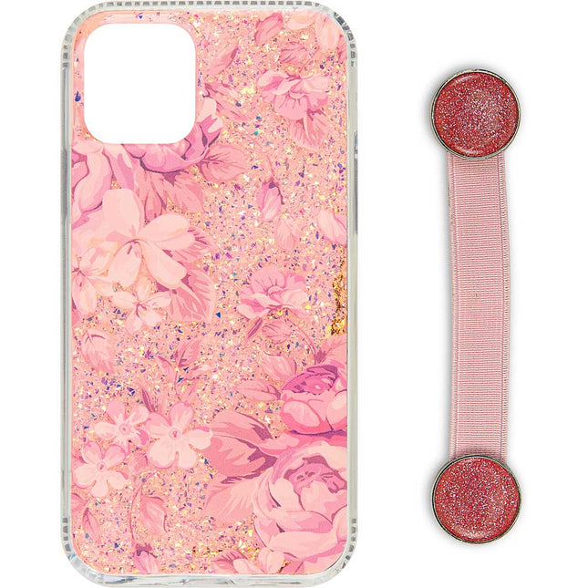 Phone Case and Holding Strap Combo, Pink