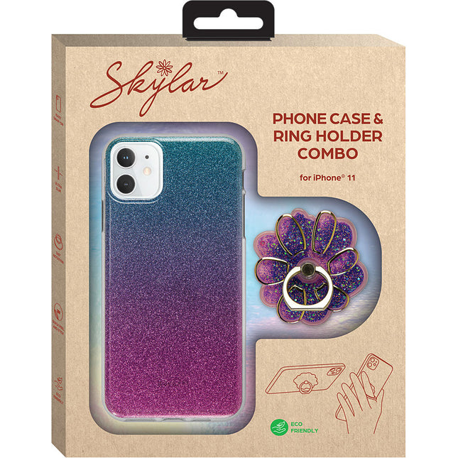 Phone Case and Ring Holder Combo, Violet