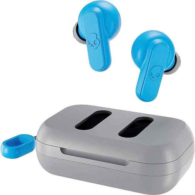 Dime True Wireless In-Ear Earbuds, Light Grey/Blue