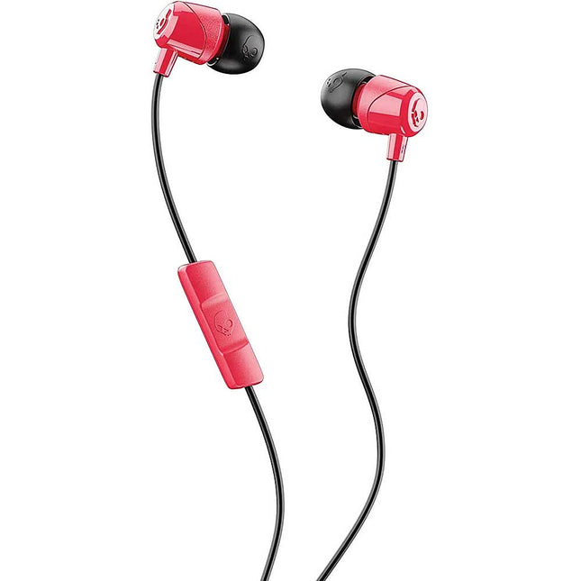 Jib Wired In-Ear Headphones w/Mic, Red/Black