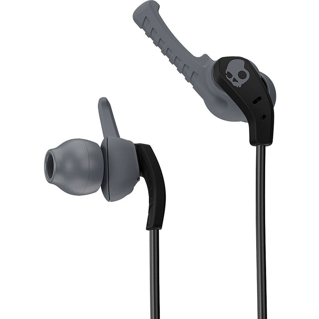 XTplyo In-Ear Sport Earbuds with Mic, Black/Gray