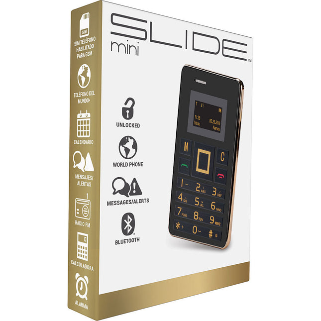 2G Mini Phone, Black/Gold