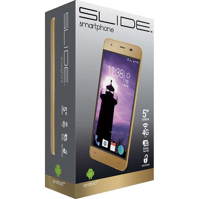 4G GSM Smart Phone, Gold