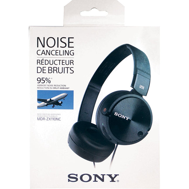 Noise-Canceling Headphones, Black