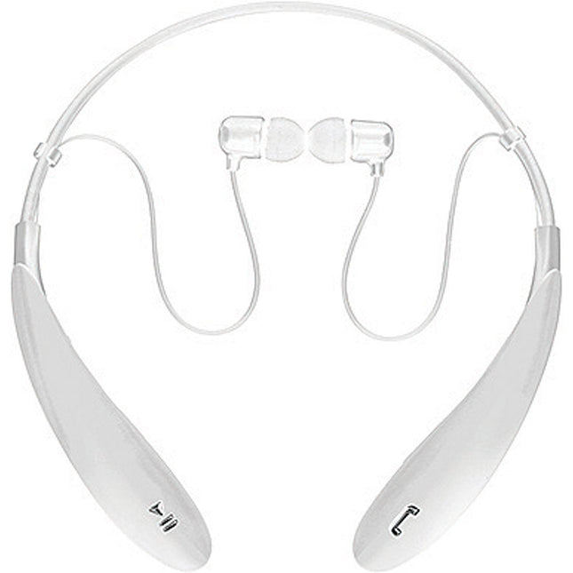 Bluetooth® Wireless Headphones w/Mic, White