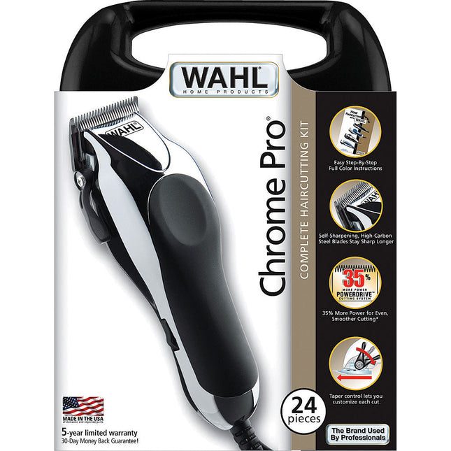 Chrome Pro 24 Pc Haircutting Kit